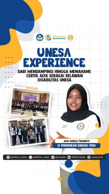 Video by Universitas Negeri Surabaya on August 30, 2026. May be an image of ‎pos...
