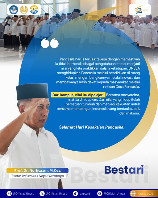 Photo by Universitas Negeri Surabaya on September 30, 2026. May be a Twitter scr...