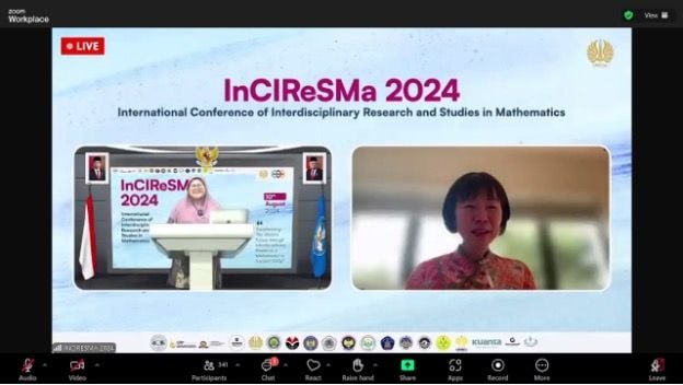  Assoc. Prof. Wanty Widjaja menjadi salah satu narasumber inCIReSMa 2024. Dia menekankan pentingnya pendekatan terstruktur dalam peningkatan kualitas pendidikan.