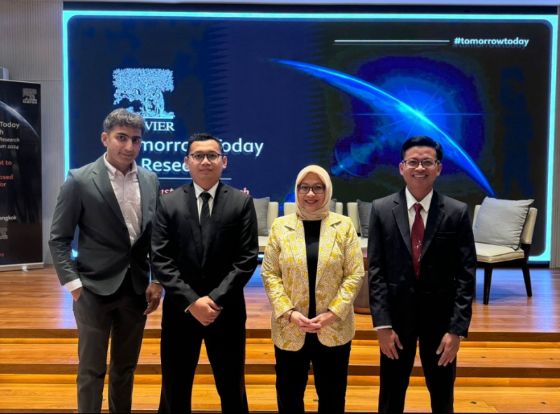 Sharing Knowledge-Delegasi Universitas Negeri Surabaya bersama Kavit Yagnik, Regional Director, ELSEVIER dengan Vice Rector of Research and Innovation, Universitas Indonesia (11 Juli 2024). (Foto: Dokumentasi ELSEVIER)