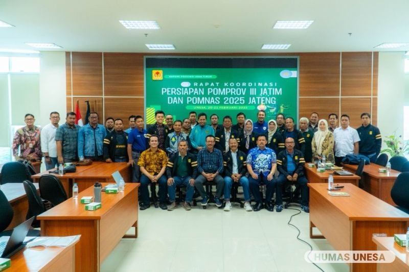 Selain pembahasan persiapan untuk menyukseskan Pomprov III Jatim, juga dibahas strategi agar Jatim bisa mendominasi Pomnas 2025 di Jateng.