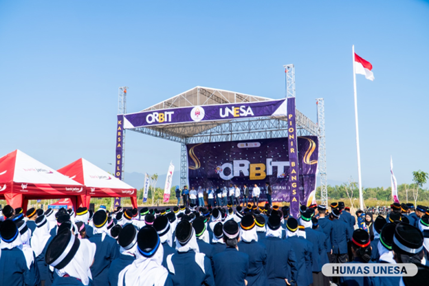 Seribu lebih mahasiswa baru UNESA Kampus 5 Magetan jalani PKKMB, mereka langsung menempati kampus baru yang menjadi ikon-nya Magetan tersebut.